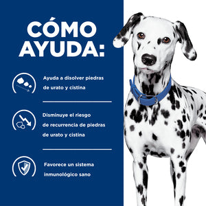 Hill's Prescription Diet u/d Urinary Care (Cuidado Urinario) Alimento seco para perros, dieta veterinaria