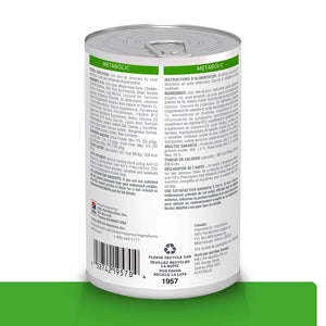 Hill's Prescription Diet Metabolic Alimento en lata para Perros con sabor a Pollo Para Control de Peso