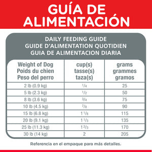 Hill's Science Diet, Alimento para Perro Adulto 7+ años Raza Pequeña, Seco 2kg