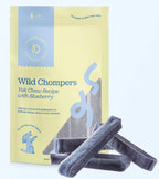 Long Lasting Dental Yak Chews - Cranberry and Blueberry Yak Chews for Dogs