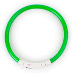 Glow Dog Collars Rechargeable LED Night Flashing Luminous USB Charging Pet Dog Puppy Neck Collar Light S M L Size