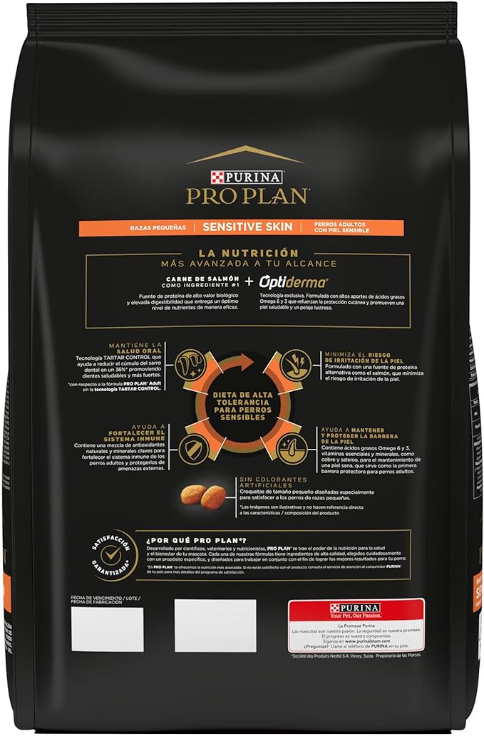 PROPLAN-Perro Adulto Sensitive Raza Pequeña BONUS BAG 4 kg