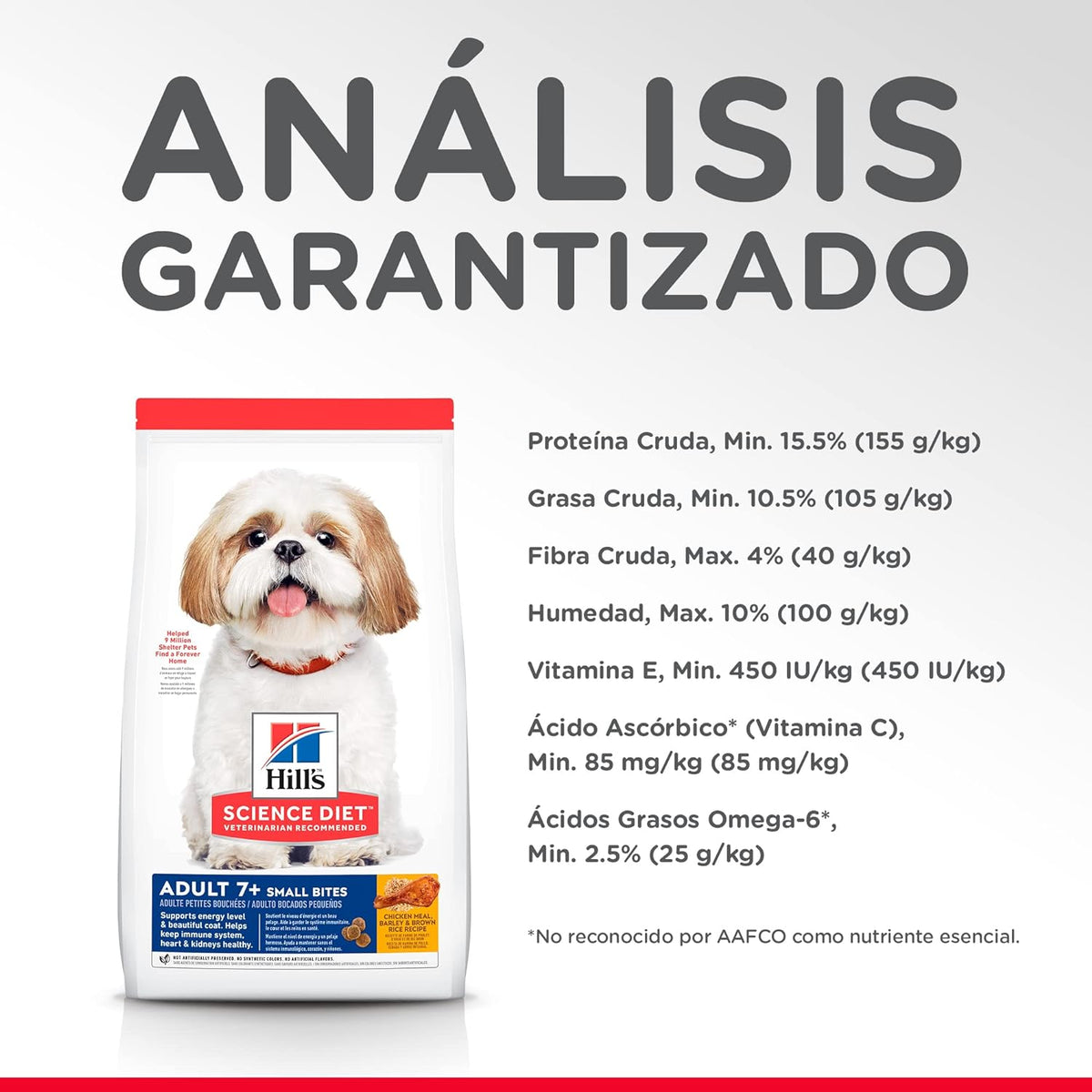 Hill's Science Diet Small Bites, Alimento Seco para Perro Adulto 7+