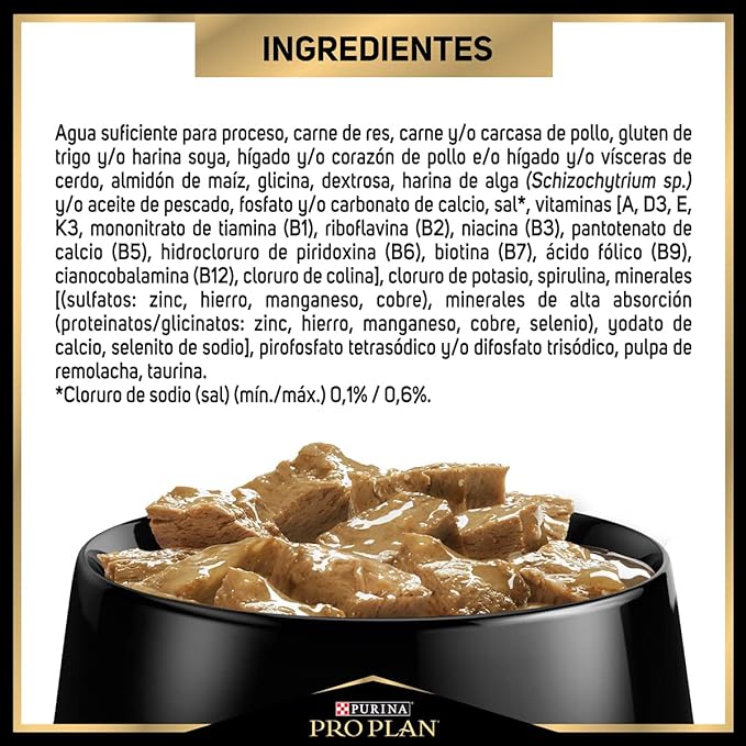PROPLAN-POUCH PERRO ADULTO CARNE 24 pz