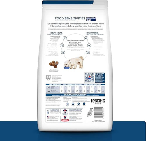 Hill's Prescription Diet z/d Skin/Food Sensitivitys Small Bites Alimento Seco para Perros con Sabor Original