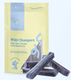 Long Lasting Dental Yak Chews - Cranberry and Blueberry Yak Chews for Dogs