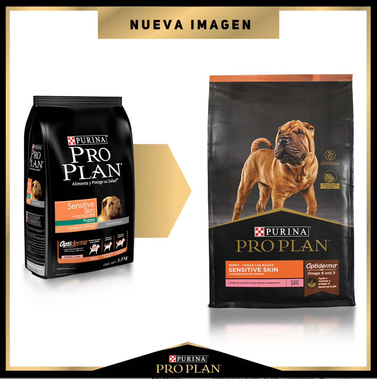 PROPLAN-CACHORRO SENSITIVE SKIN TODAS LAS RAZAS CON OPTIDERM 3 kg