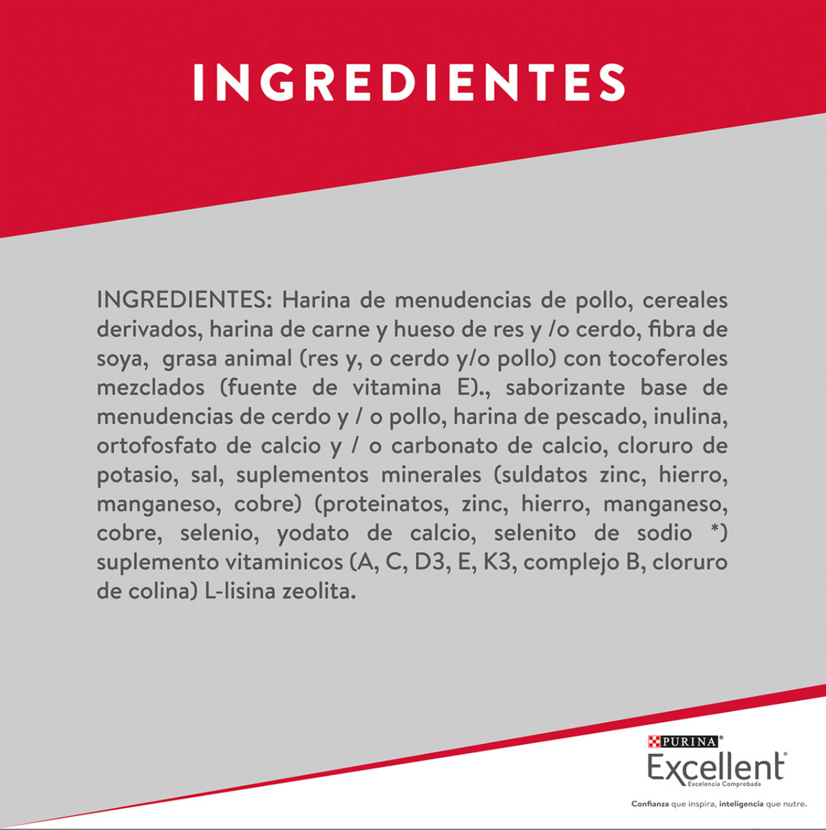 PROPLAN-PERRO EXCELLENT ADULTO COMPLETE 15 kg