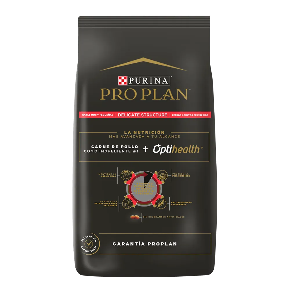 PROPLAN-ADULTO RAZA PEQUEÑA DELICATE STRUCTURE CON OPTIFORTIS 3 kg