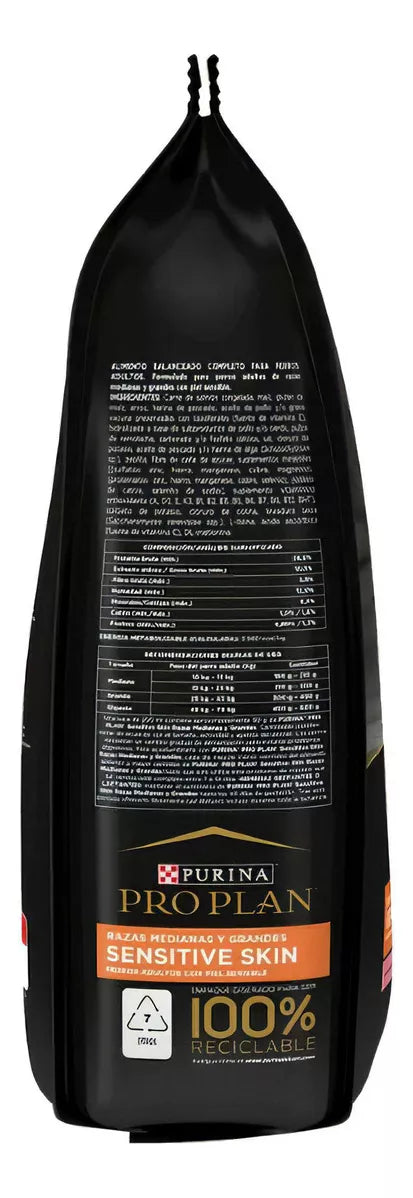PROPLAN-ADULTO RAZA MEDIANA/GRANDE SENSITIVE SKIN CON OPTIDERM 10 kg