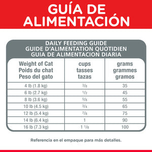 Hill's Science Diet, Alimento para Gato Adulto 7+ años Indoor, Seco (bulto)