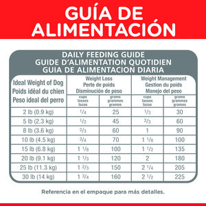 Hill's Science Diet, Alimento para Perro Adulto Raza Pequeña Light