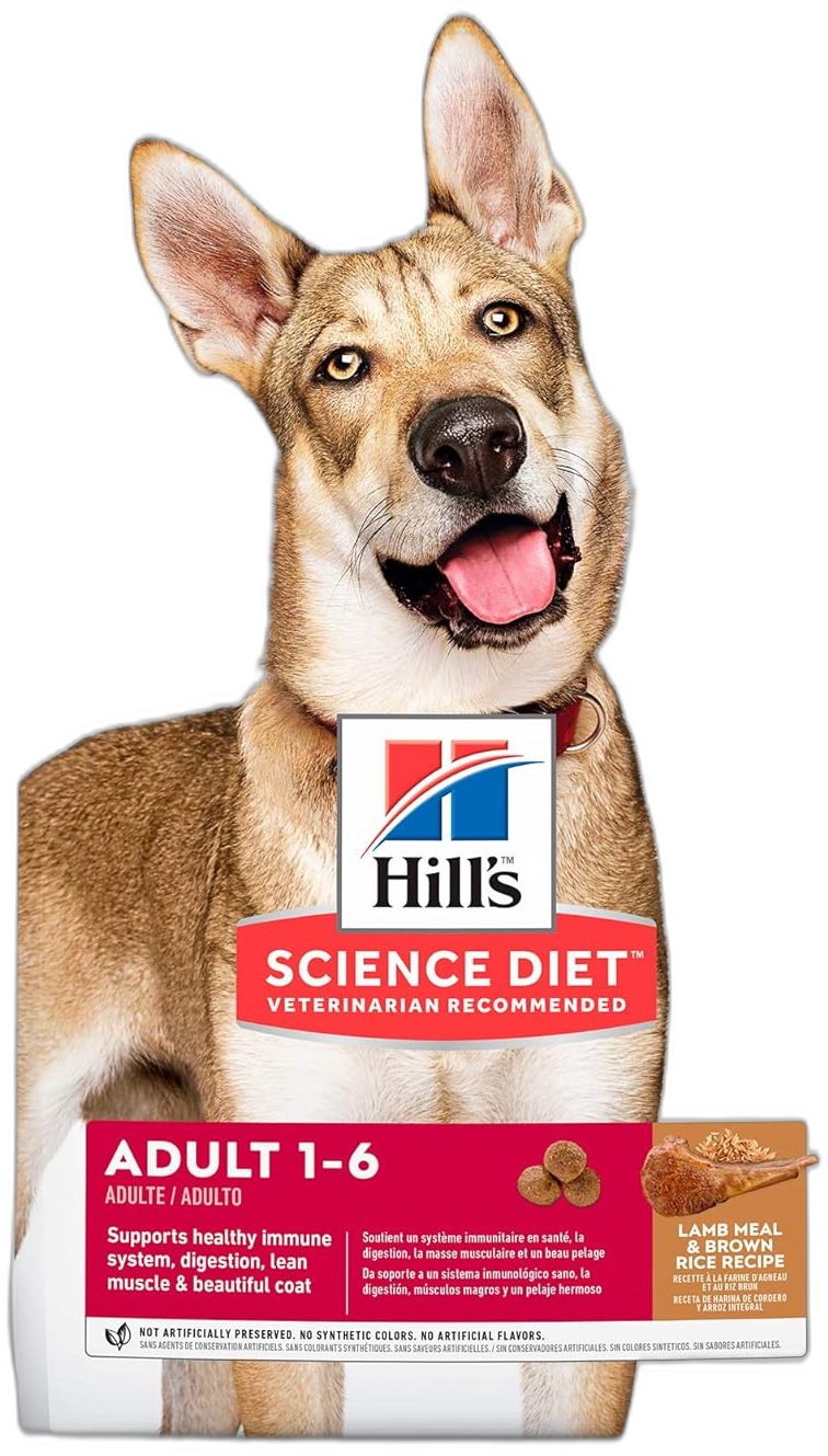 Hill's Science Diet Alimento para Perros Adultos Receta de Cordero y Arroz Integral 15 kg